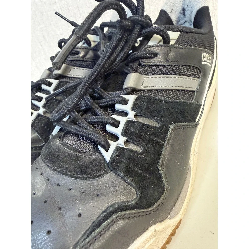 K-Swiss Match Rival Black Gray White Mens Size 9.5 Sneakers‎ 07154 005